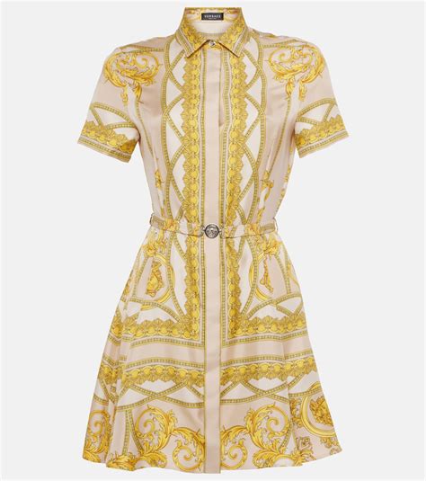 robe chemise imitation versace femme